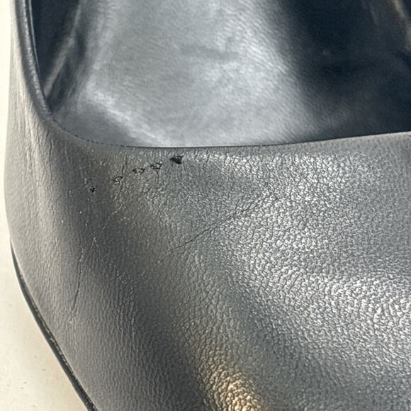 Vintage Prada Leather Pumps Made In Italy Black Women's High Heels Sz (41EUR) - Picture 9 of 9